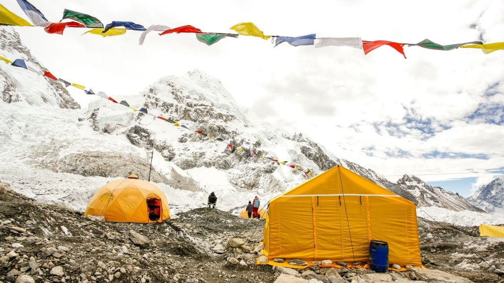 Tents at Everest Base Camp